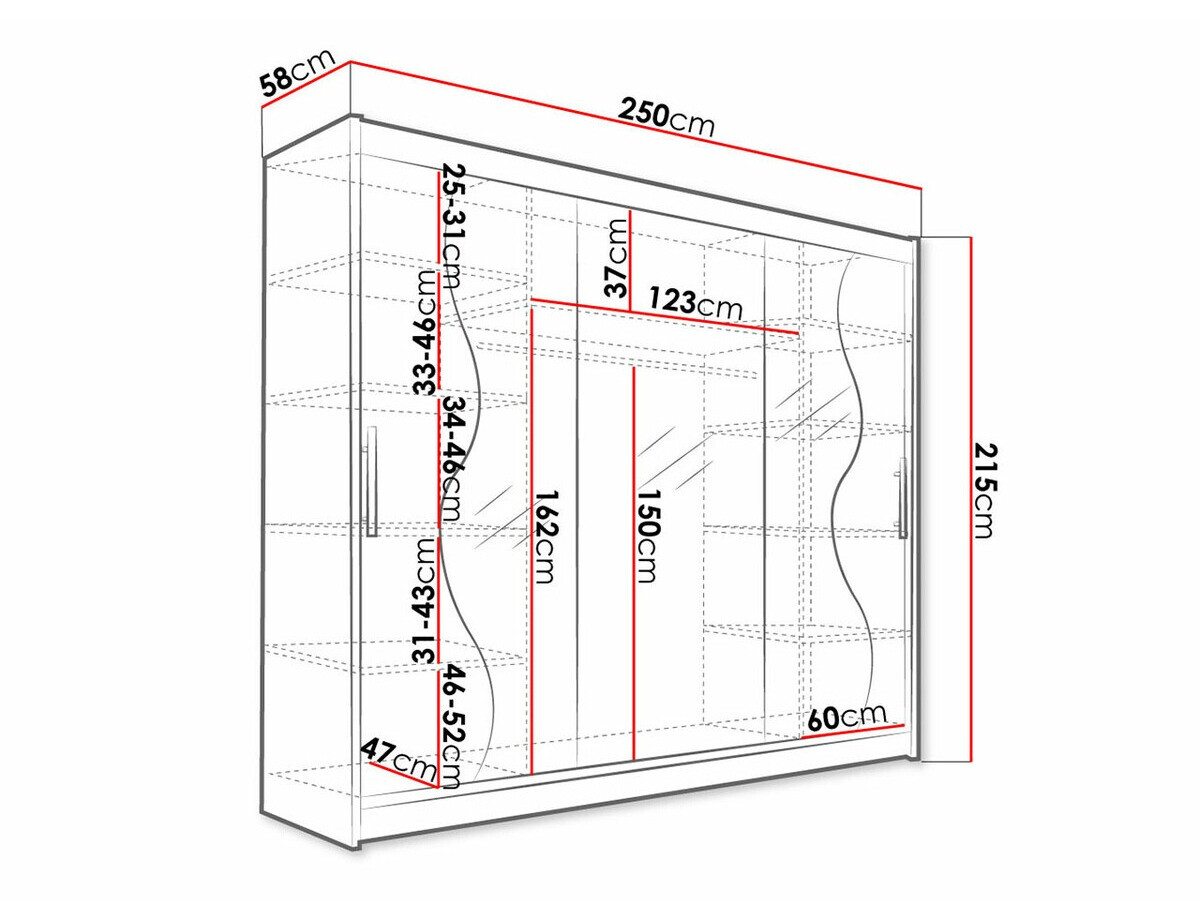 Dulap Closico Ordo III (Alb)