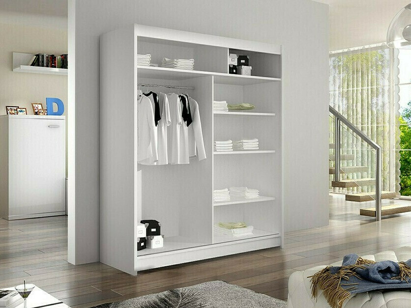 Dulap Closico Vastor I (Alb + Stejar artizan)