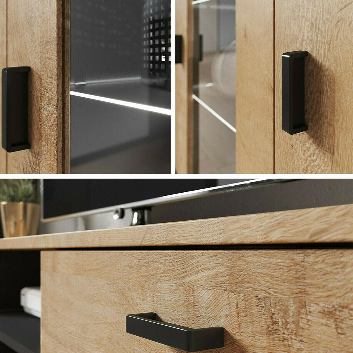 Set de living Tornola 112 (Alb + Alb lucios)