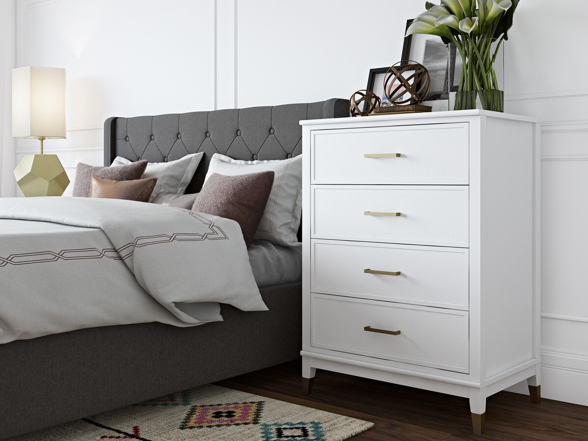 Comodă CosmoLiving by Cosmopolitan Belromu 101 (Alb)