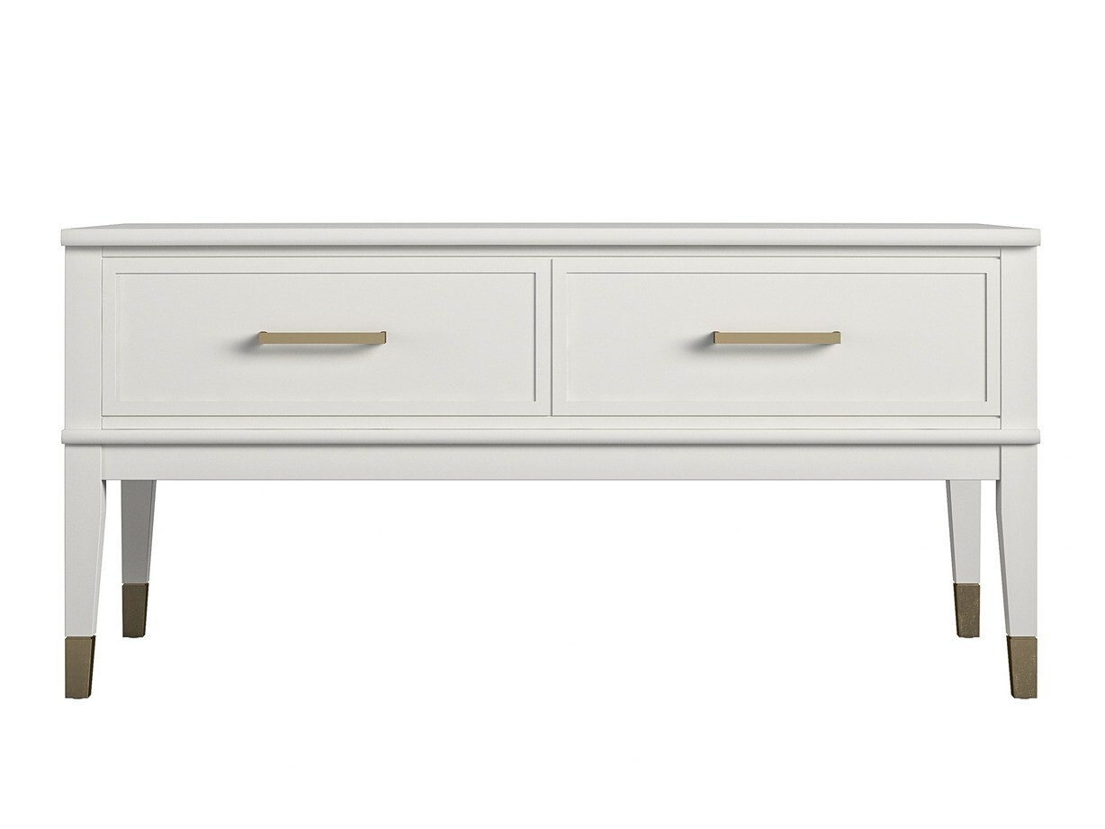 Masă de cafea rotativă CosmoLiving by Cosmopolitan Belromu 105 (Alb)