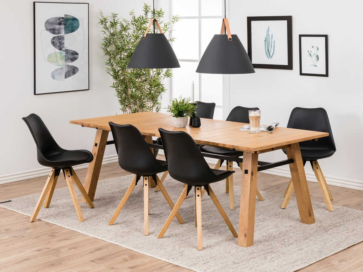 Scaun Norsica 133 (Negru + Maro deschis)