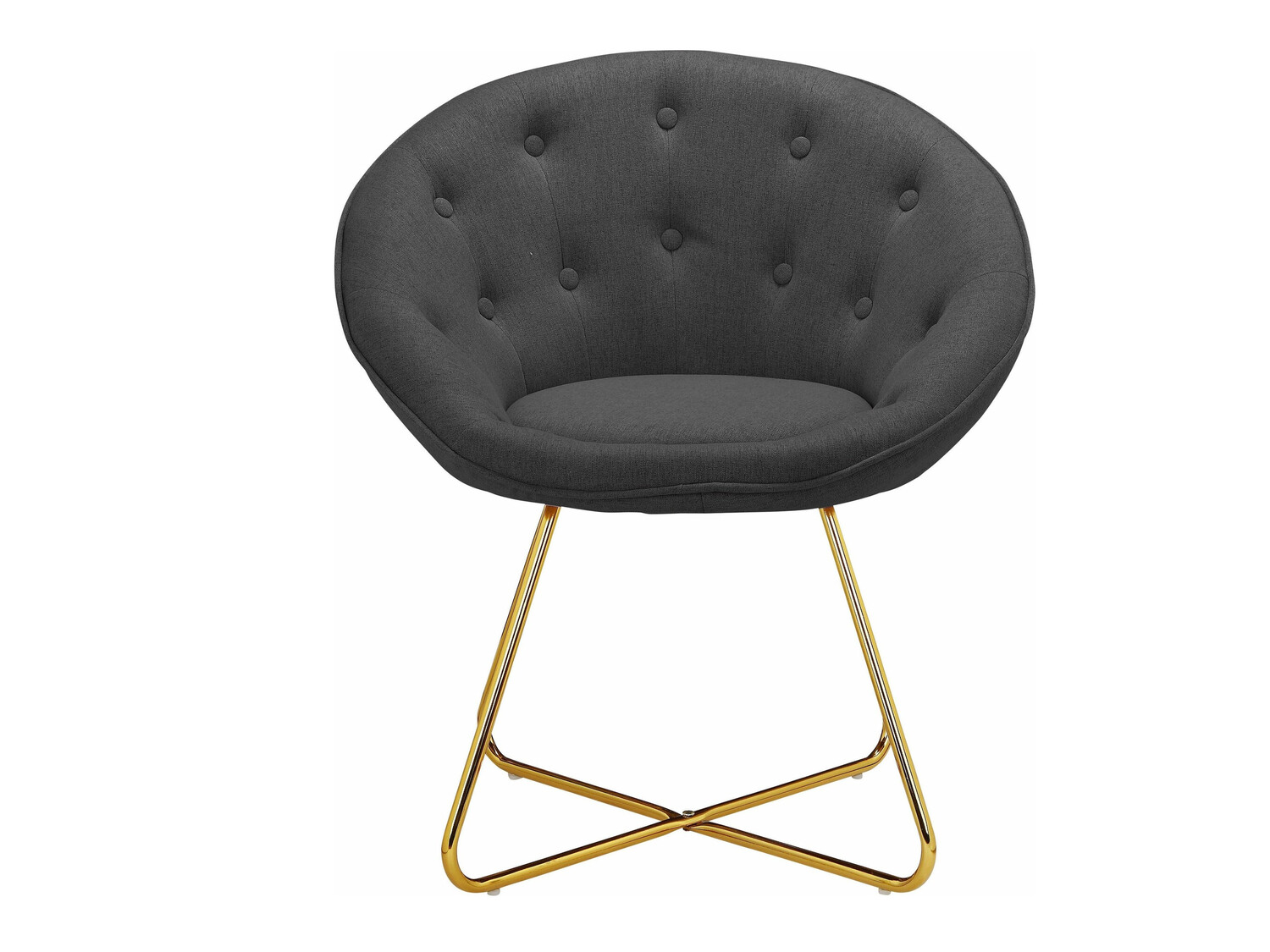 Fotoliu Denton 416 (Antracit + Auriu)