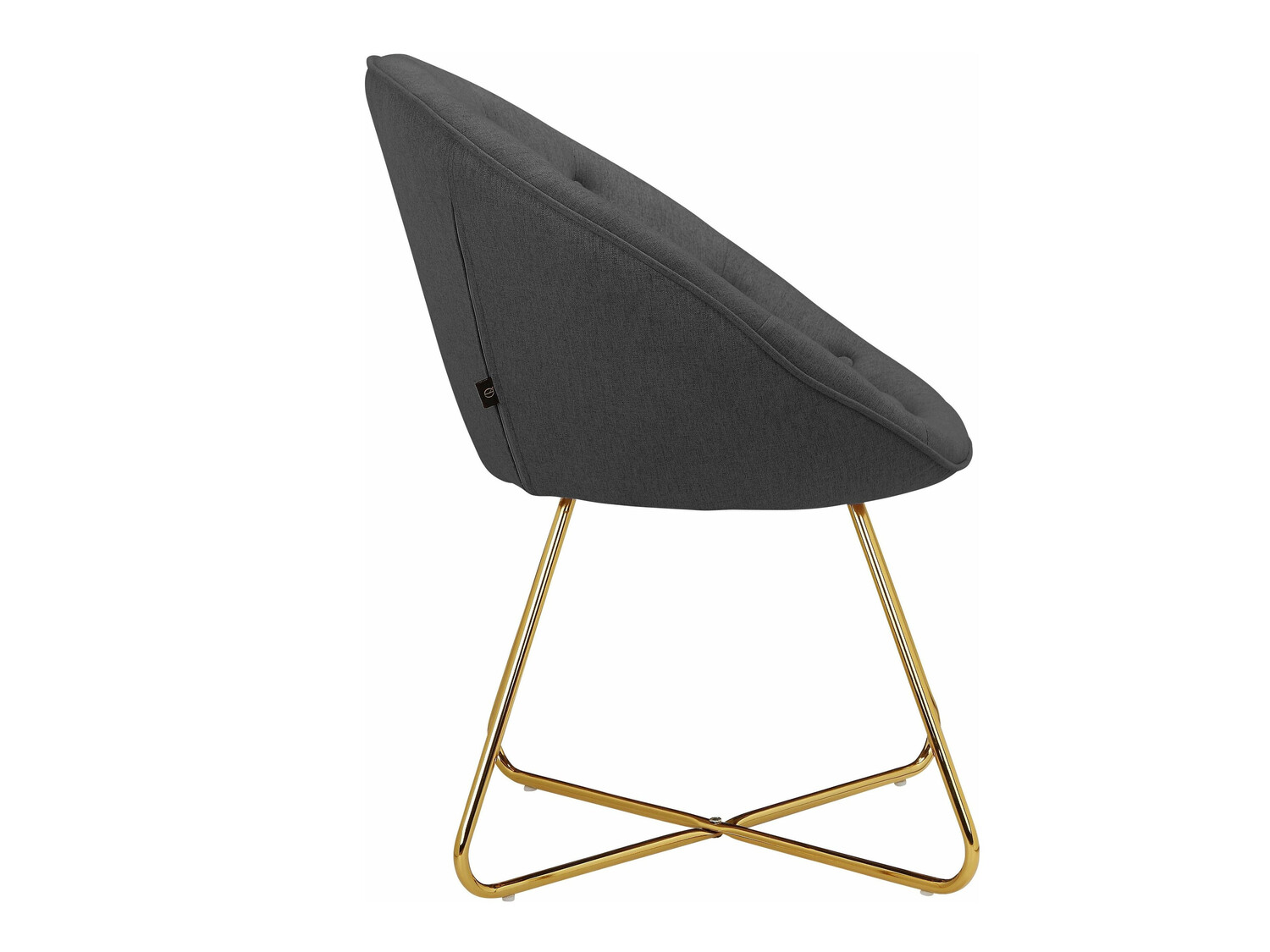 Fotoliu Denton 416 (Antracit + Auriu)