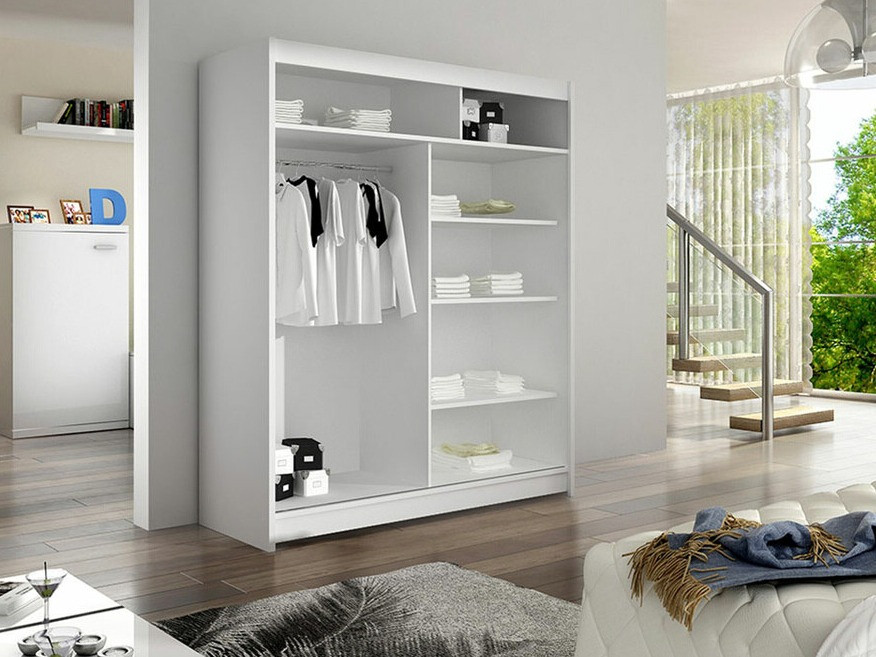 Dulap Closico Salvor II (Negru + Stejar artizan)