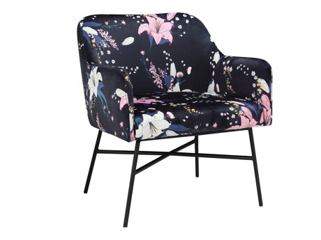 Fotoliu Denton 140 (Model floral + Negru)