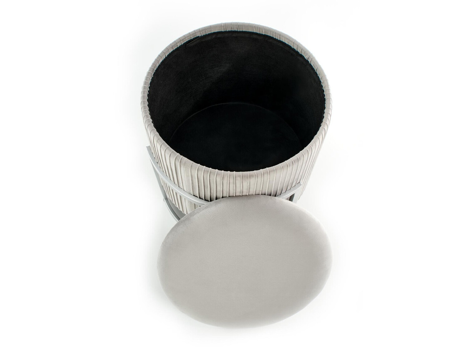 Taburet Houston 1256 (Gri deschis)