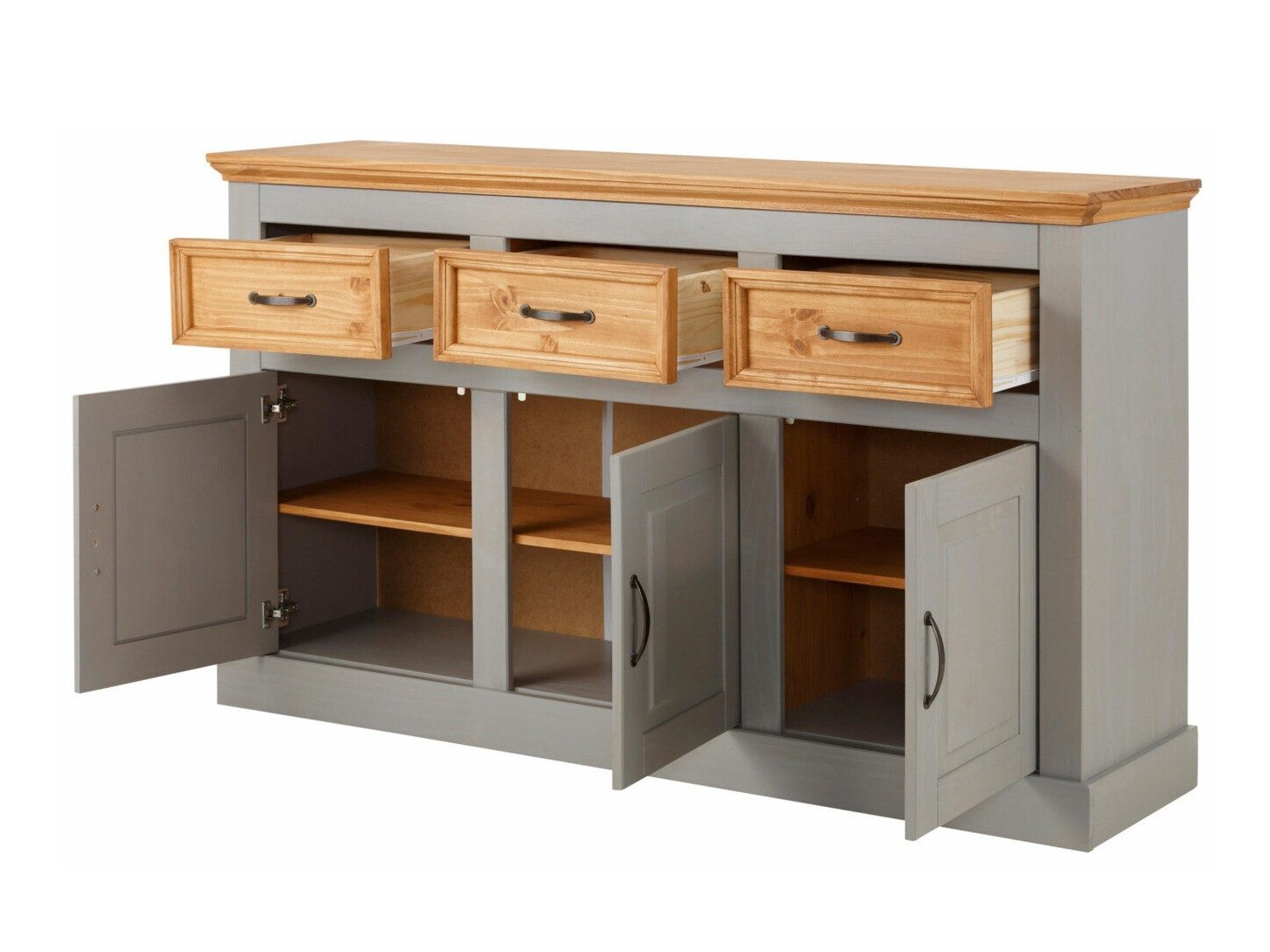 Comodă Tolelio 101 (Gri + Pin)