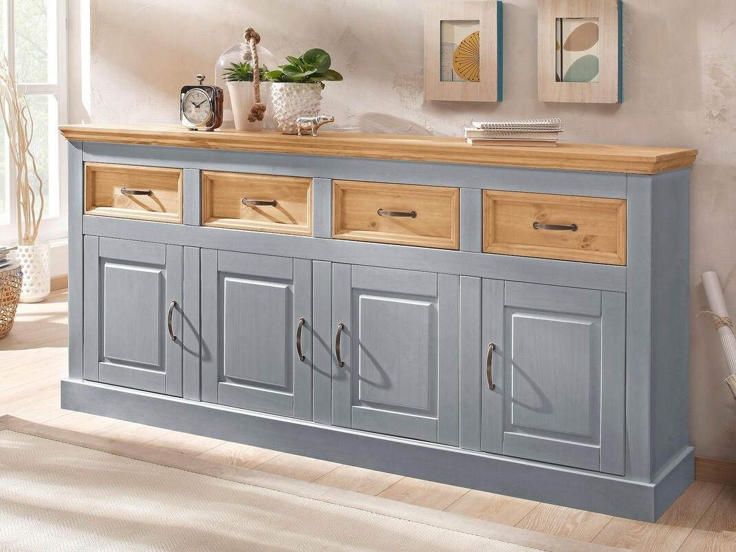 Comodă Tolelio 106 (Gri + Pin)