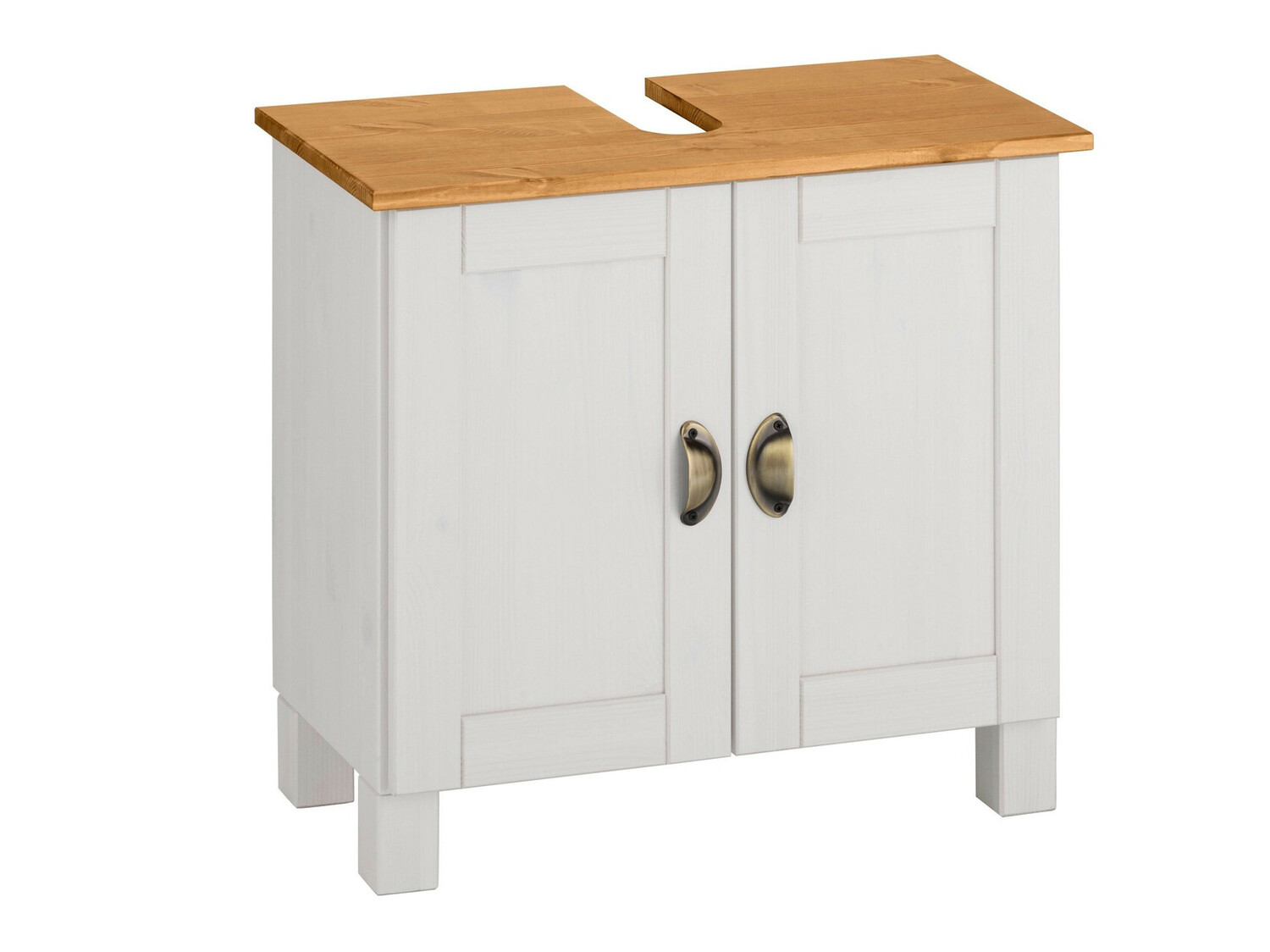 Mască de baie neancorată Serelbu 103 (Alb + Maro deschis)