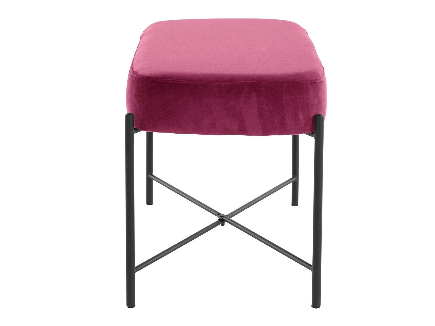 Bancă tapițată Denton 226 (Roze + Negru)