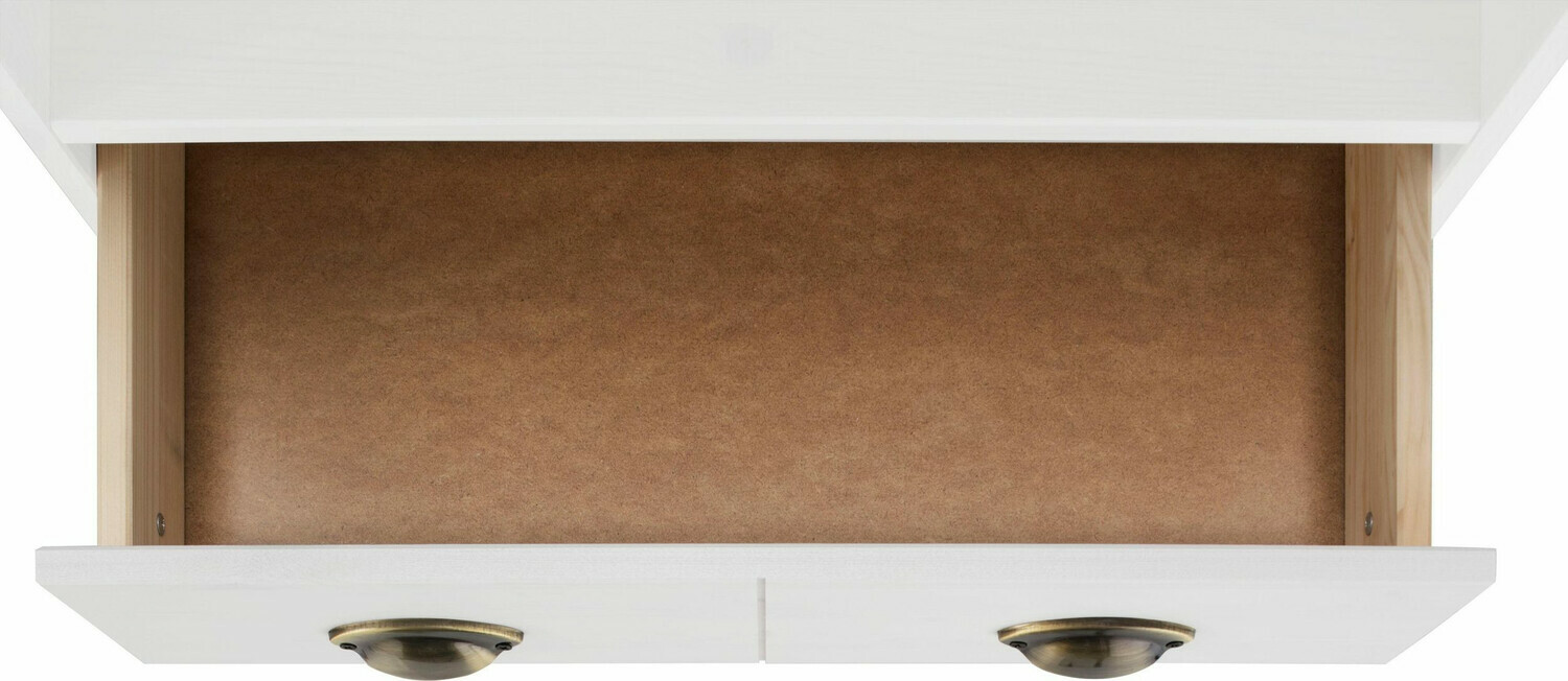 Cabinet de baie neancorat Serelbu 105 (Alb + Maro deschis)