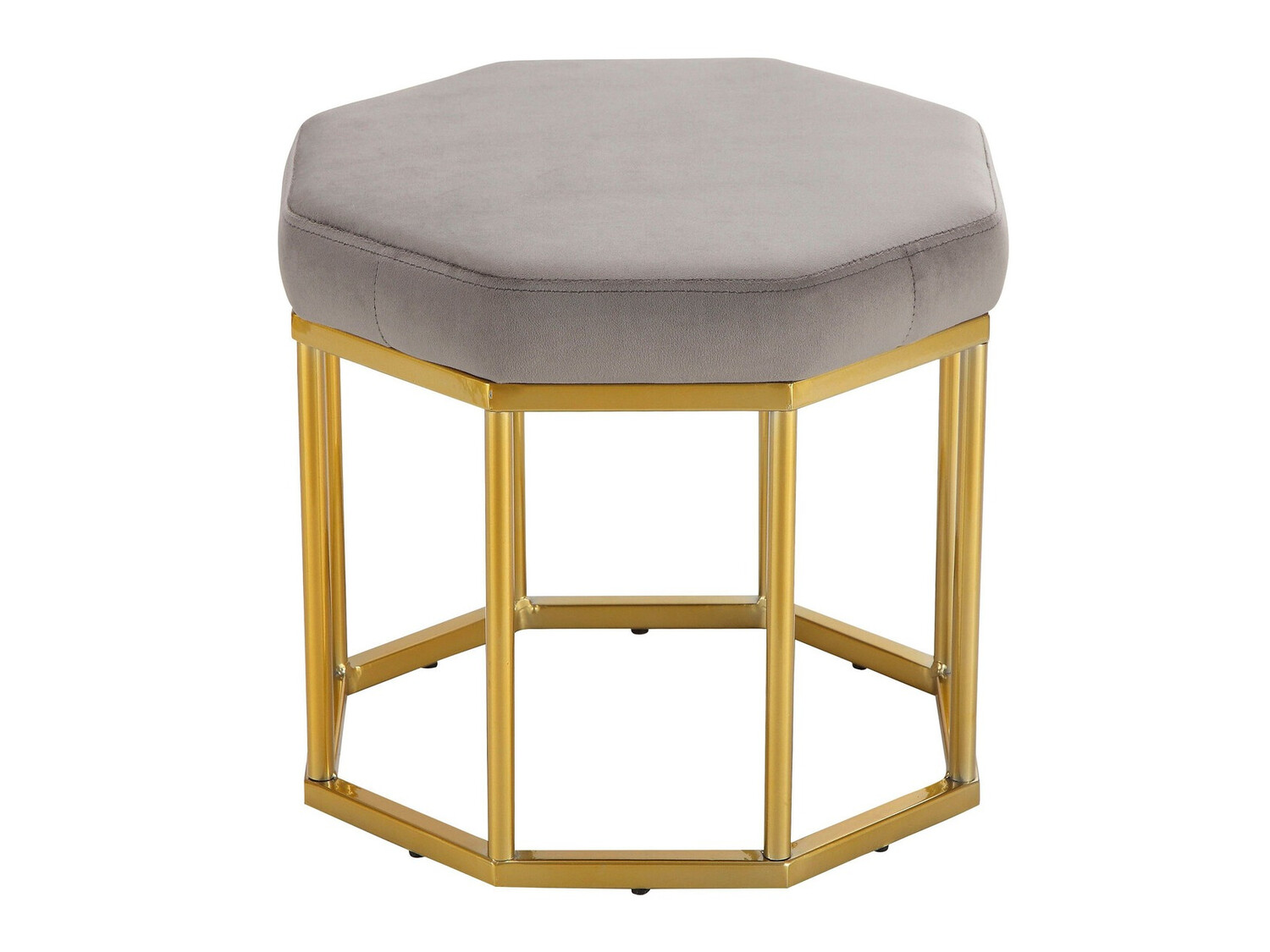 Taburet Denton 462 (Gri + Auriu)