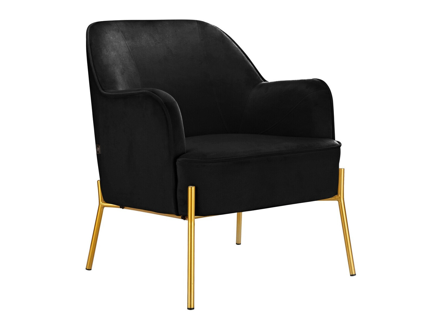 Fotoliu Denton 597 (Negru + Auriu)