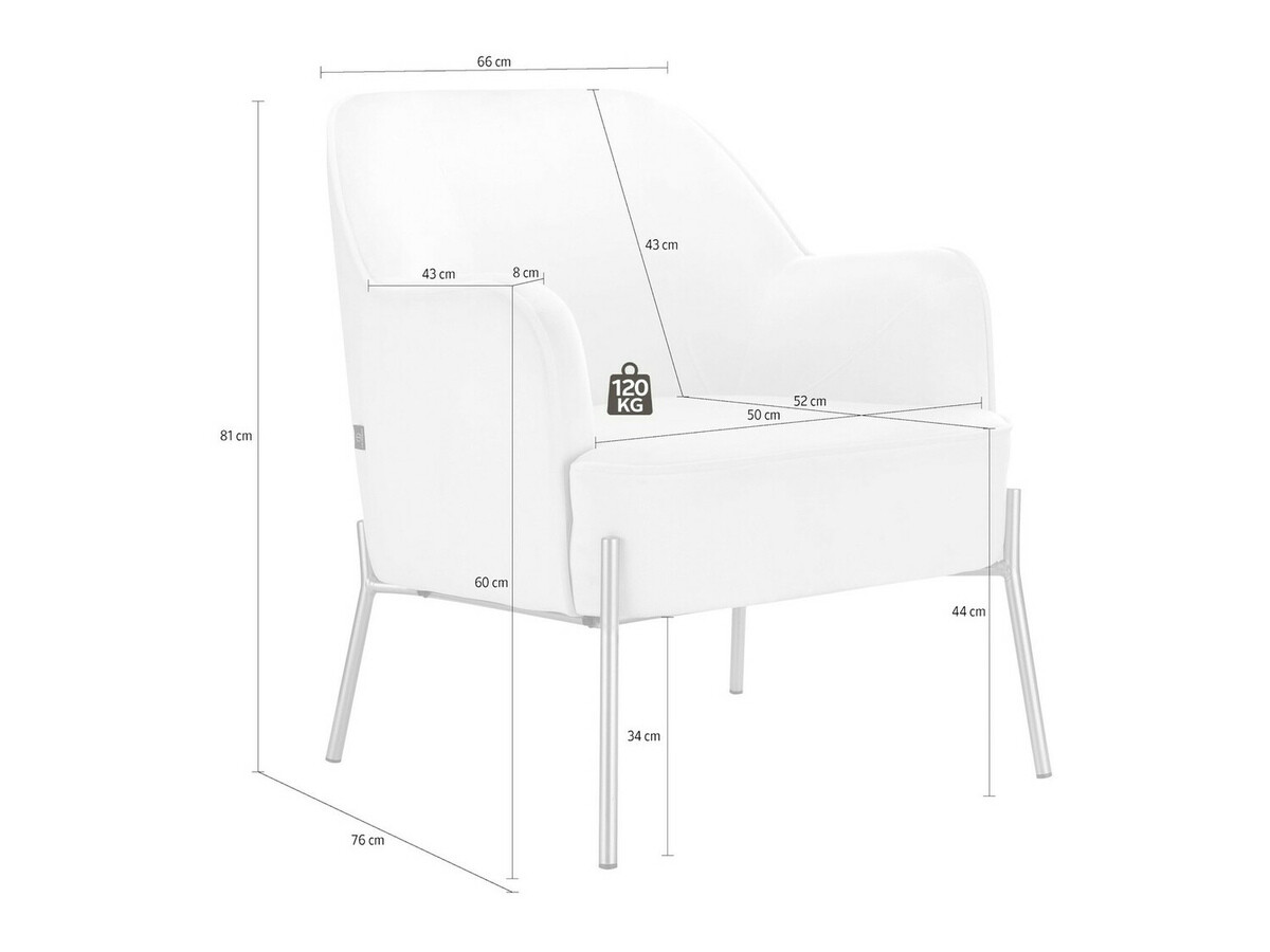 Fotoliu Denton 597 (Negru + Auriu)