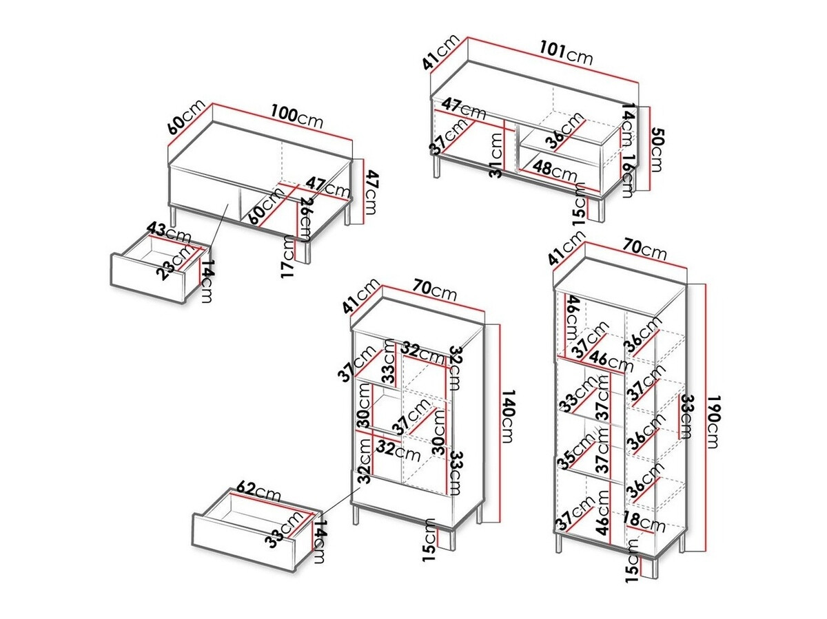 Set de living Lomsore 109 (Maro deschis)