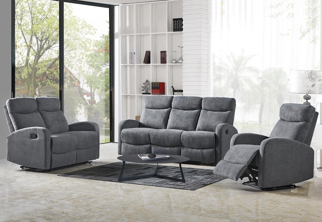 Canapea recliner Houston 1098 (Gri)