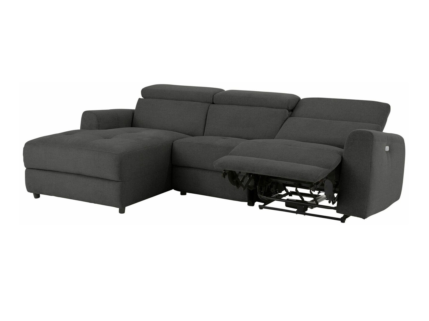 Colțar cu recliner Denton 1490 (Antracit)