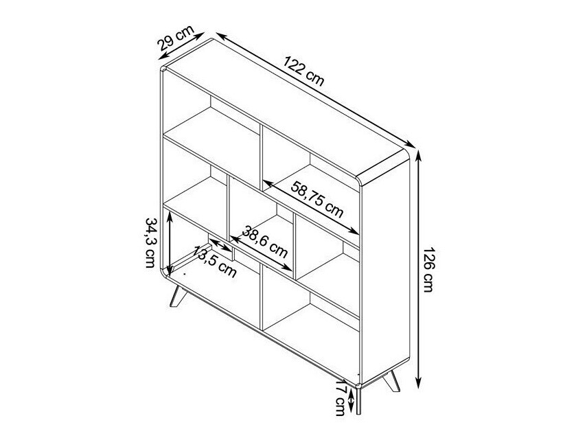 Set de living Elbtena 113 (Stejar + Alb)