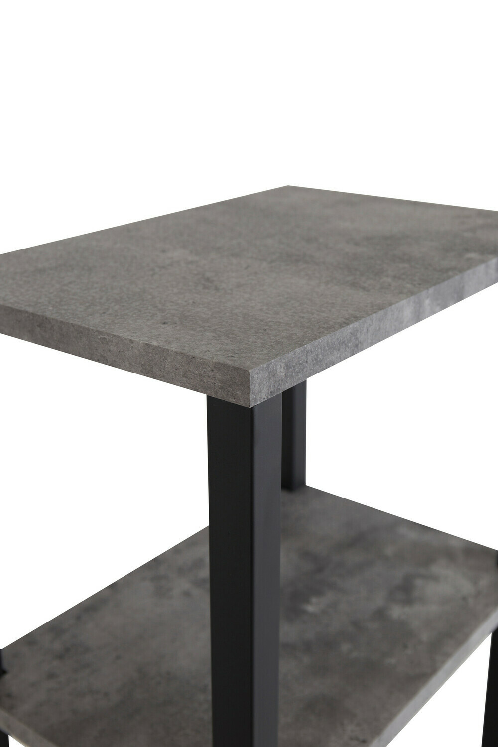 Măsuță laterală Dallas 260 (Beton + Negru)