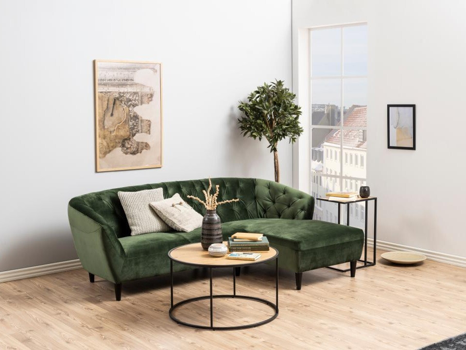 Măsuță de cafea Norsica Sevferi 188 (Negru + Stejar natur)