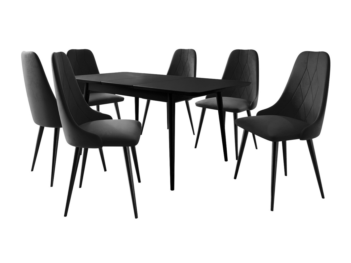 Set de mese Racine 125 (Negru)