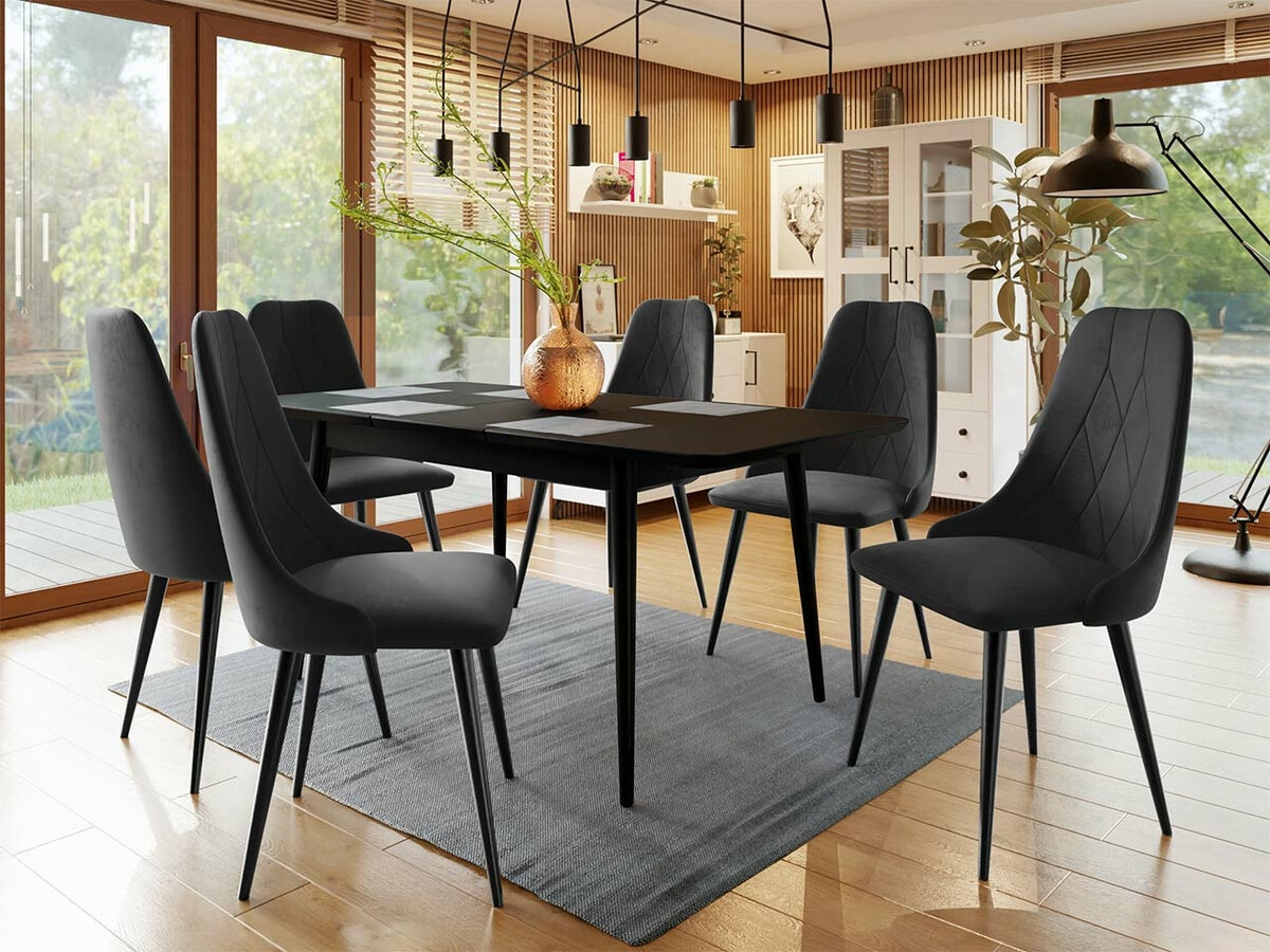 Set de mese Racine 125 (Negru)
