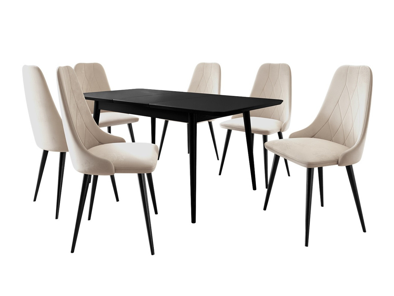 Set de mese Racine 125 (Negru)