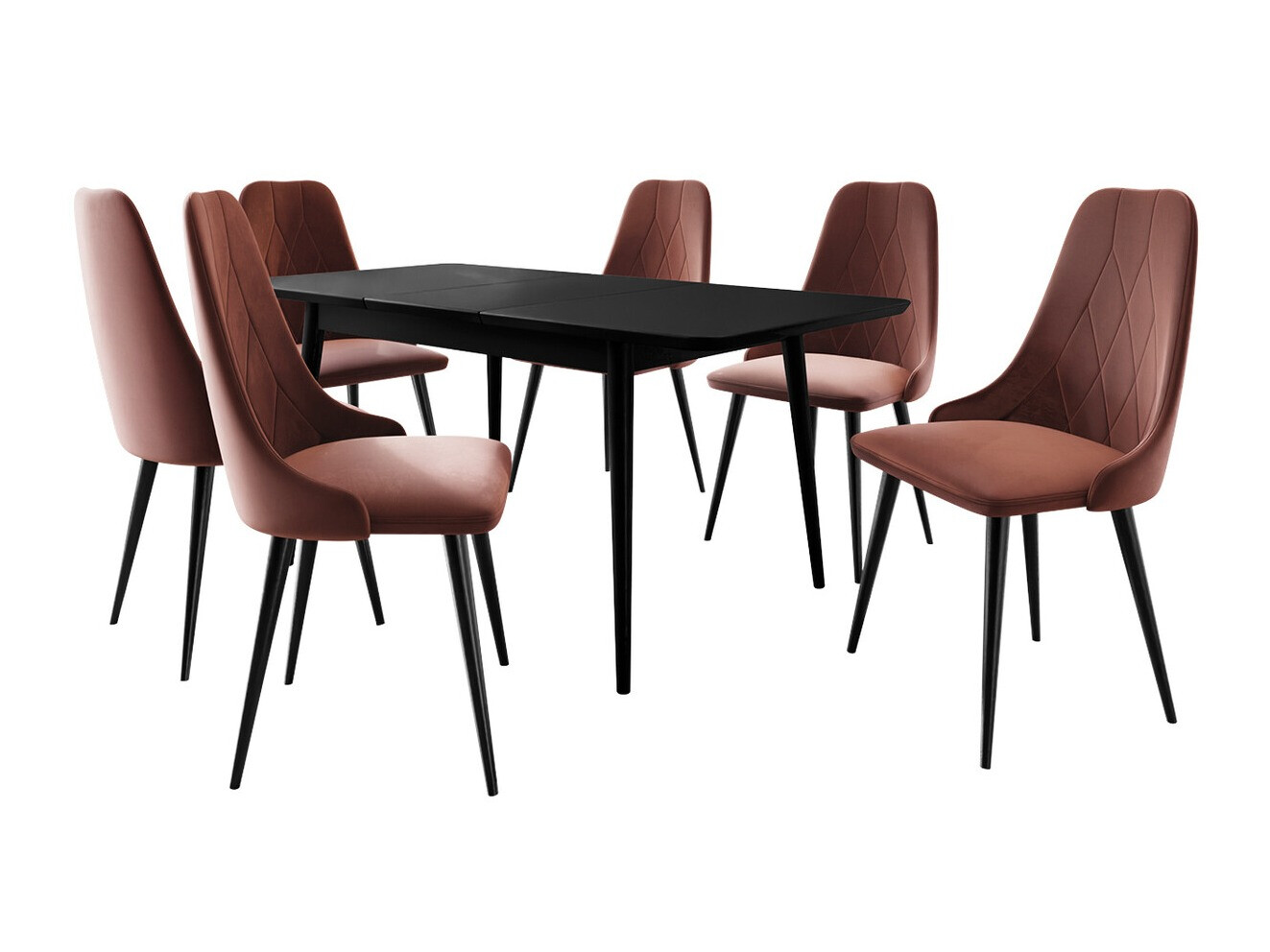 Set de mese Racine 125 (Negru)