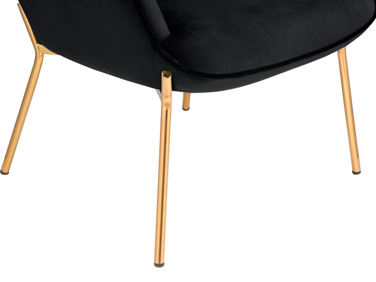 Fotoliu Denton 530 (Negru + Auriu)