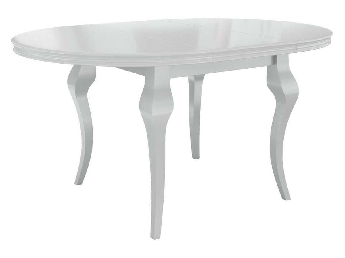 Set de dining Racine 138 (Alb lucios + Magic Velvet 2258)