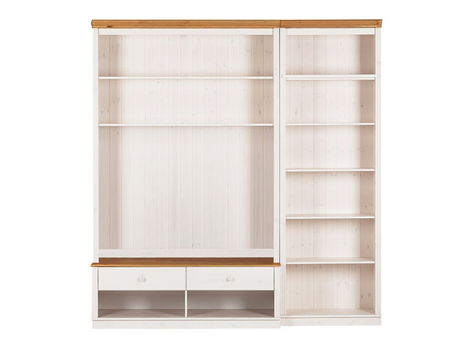 Set de living Saltoro 106 (Alb + Stejar Honey)