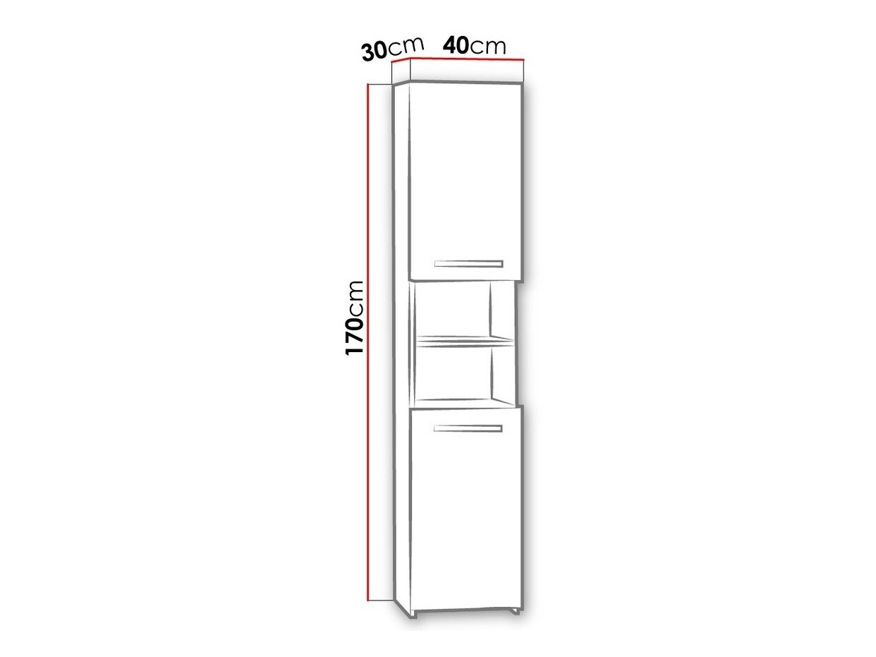 Cabinet de baie neancorat Comfivo Piscator I