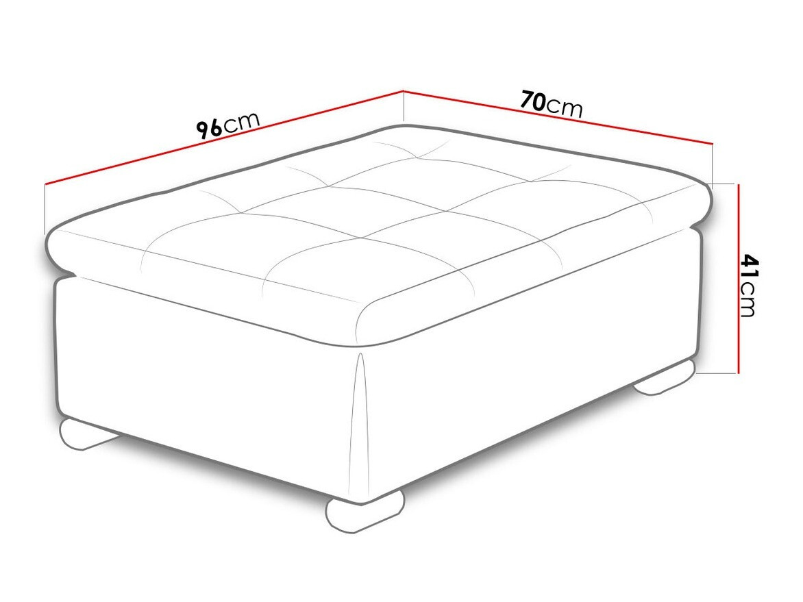 Bancă tapițată Comfivo Gemma I (Soft 066 + Lawa 02)