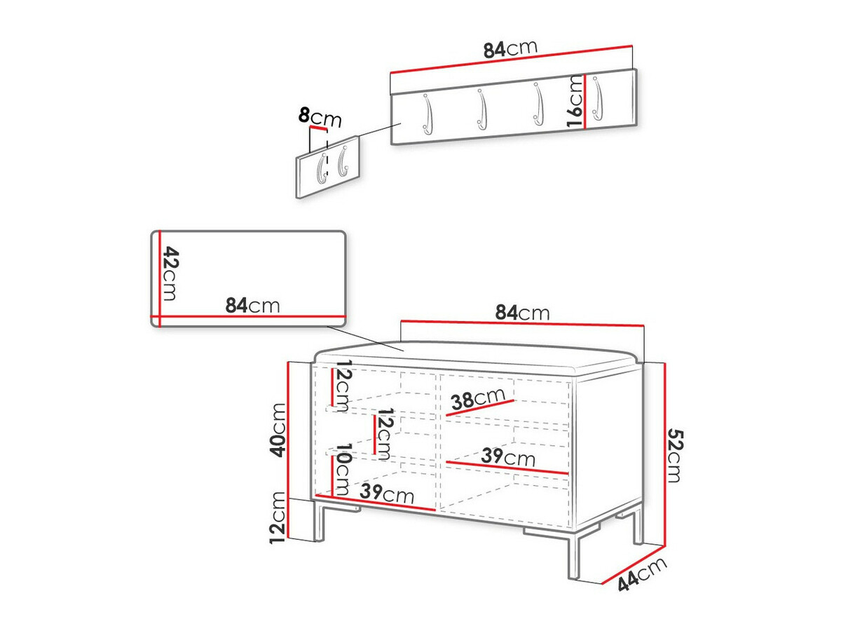 Set de hol Nomal VIII (Piele eco Soft 017)