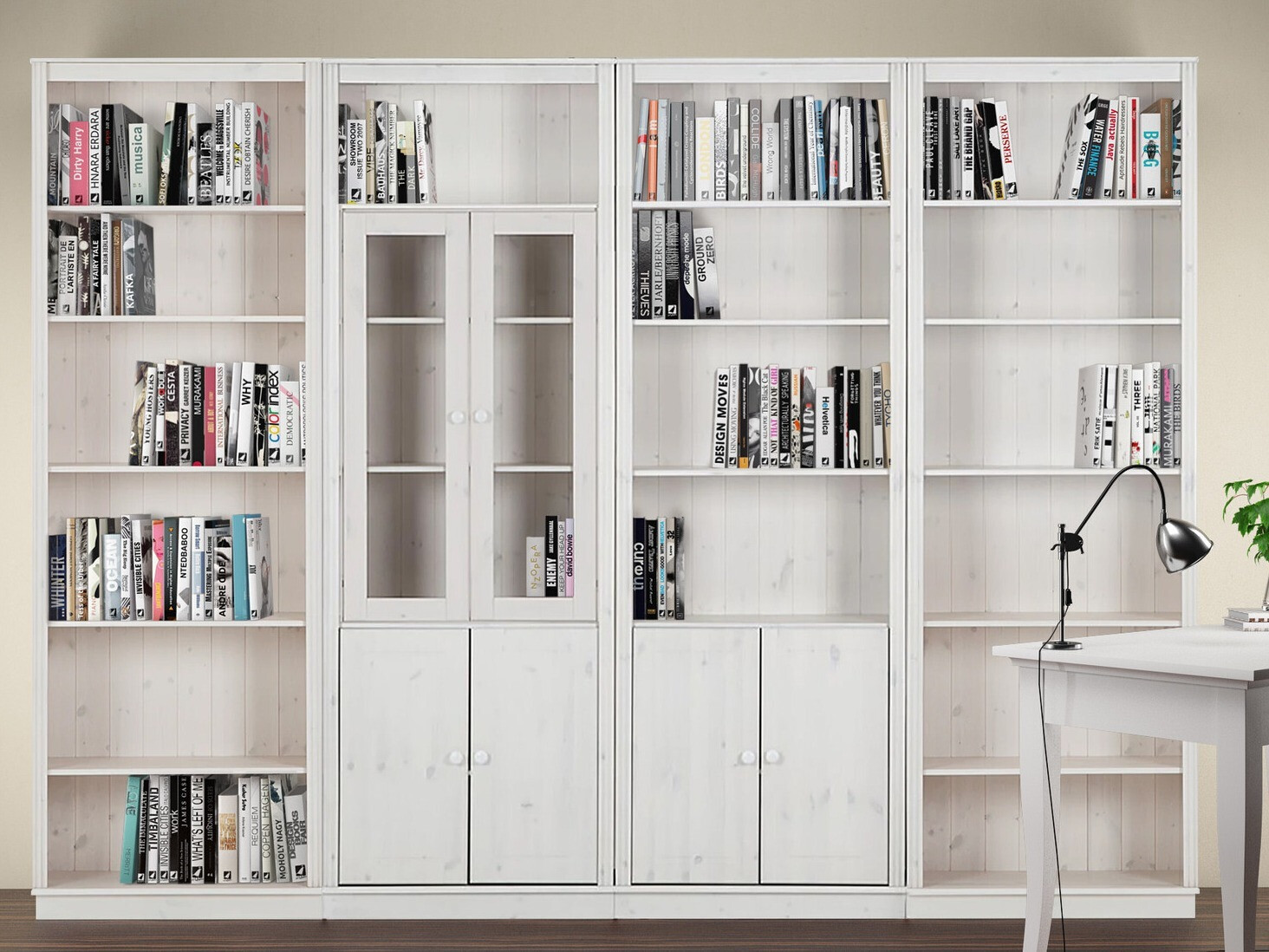 Set de rafturi Saltoro 112 (Alb)