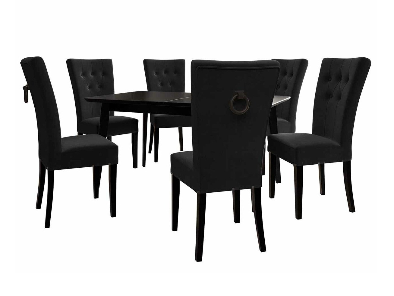 Set de mese Racine 144 (Negru + Magic Velvet 2219)