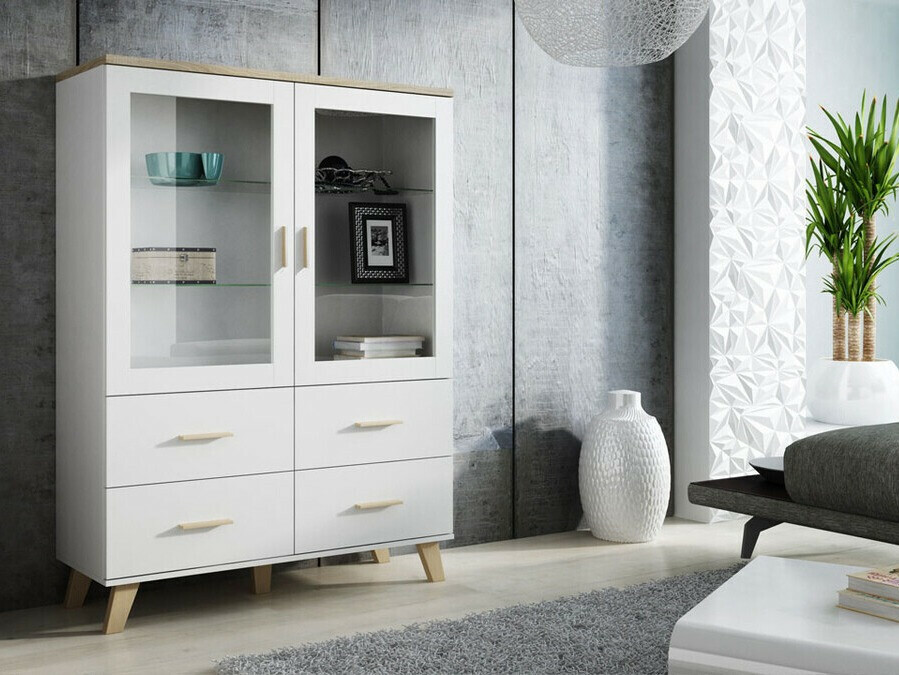 Raft Larfloi 110 (Alb + Stejar Sonoma)