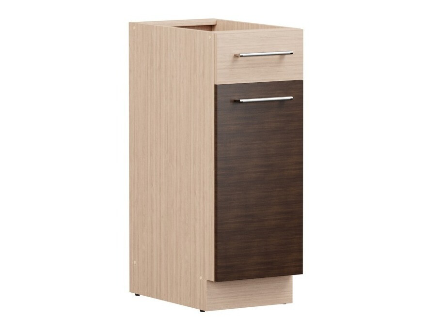 Dulap modular cu sertar și uși Mode Dark 109