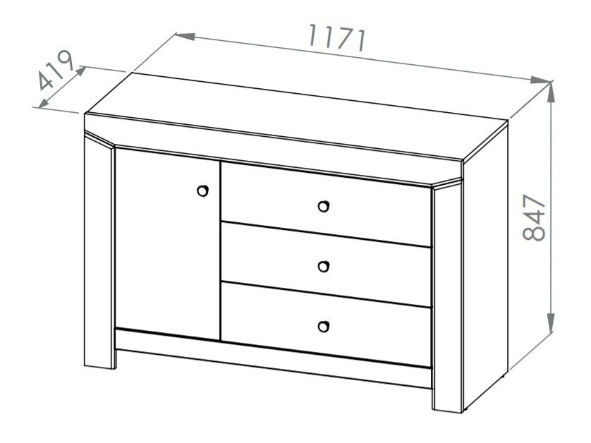 Comodă Mavevare 104