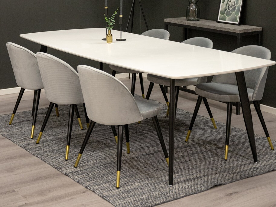 Masa Dallas 131 (Alb + Negru)