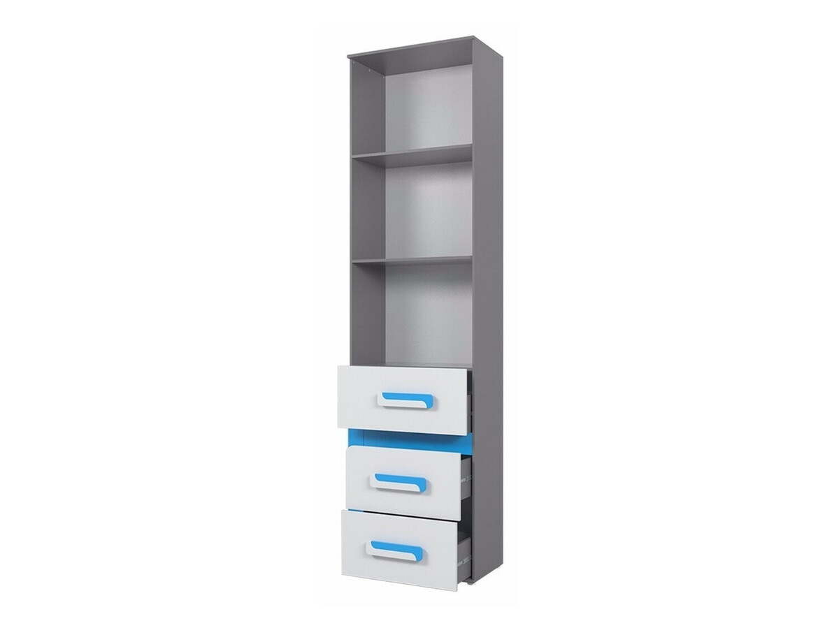 Set pentru camera copiilor Levtala 116 (Antracit + Alb + Roze)