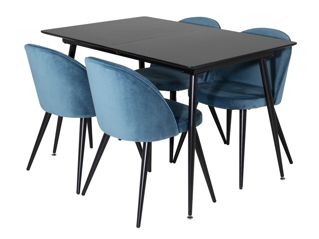 Set de mese Dallas 1521 (Albastru + Negru)