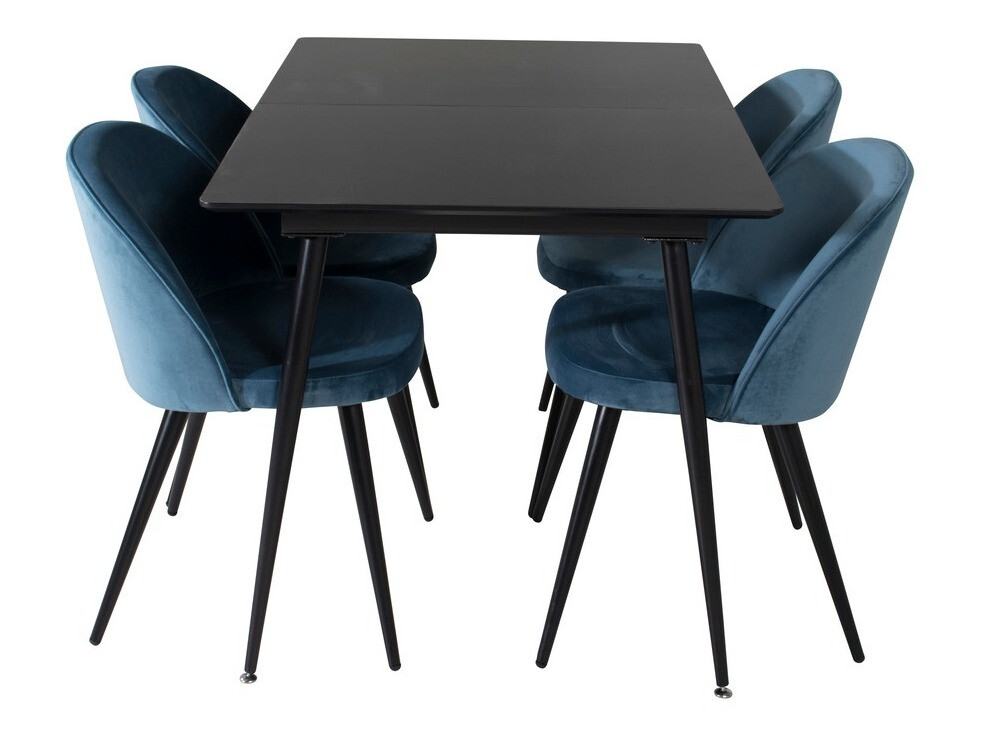 Set de mese Dallas 1521 (Albastru + Negru)