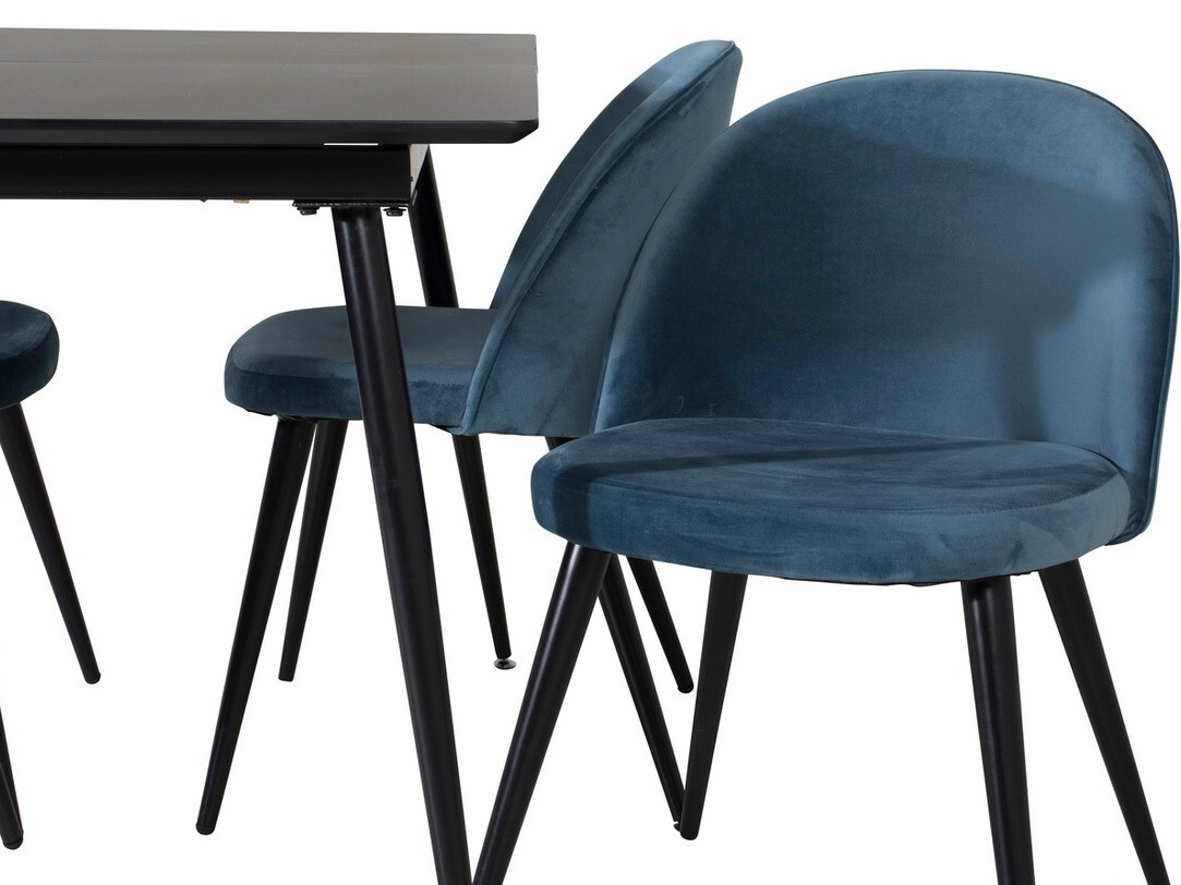 Set de mese Dallas 1521 (Albastru + Negru)