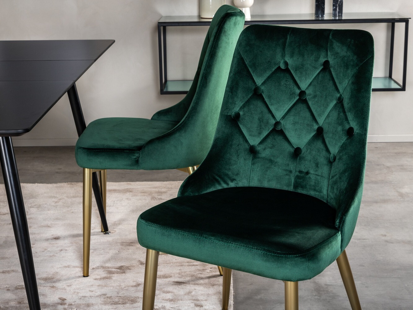 Set de mese Dallas 1522 (Verde + Auriu)