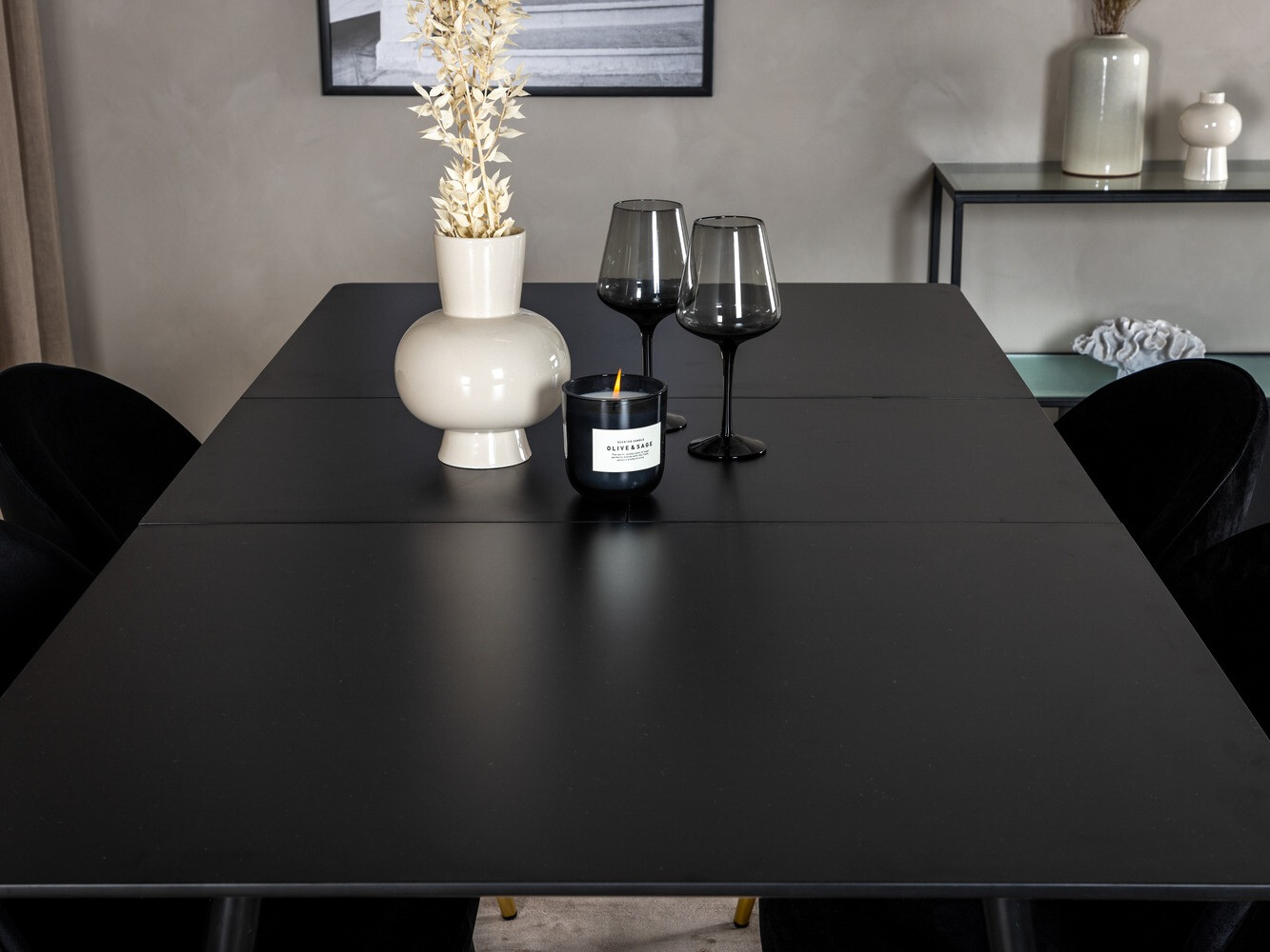 Set de mese Dallas 1526 (Negru)