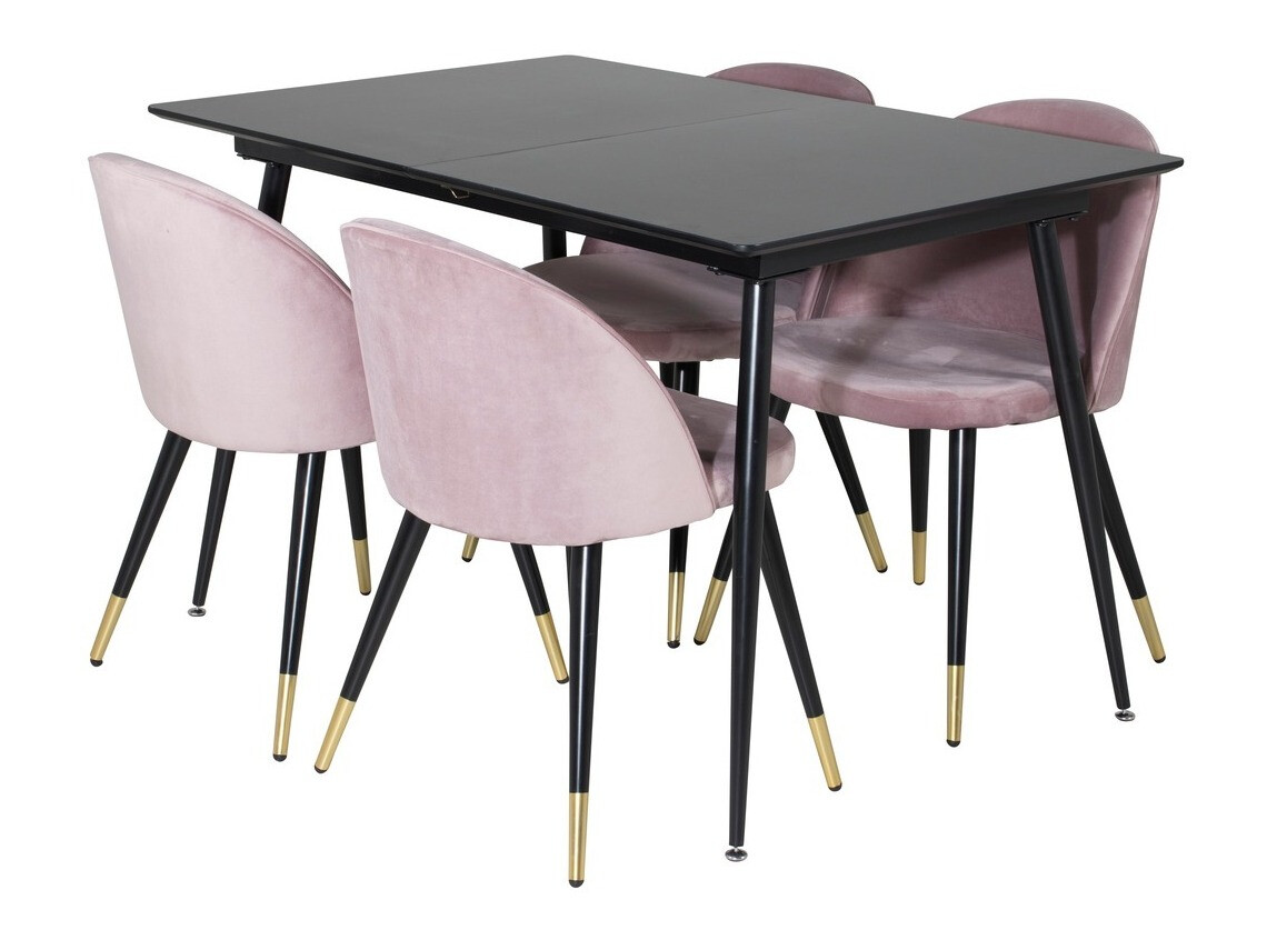 Set de mese Dallas 1526 (Roze + Negru)