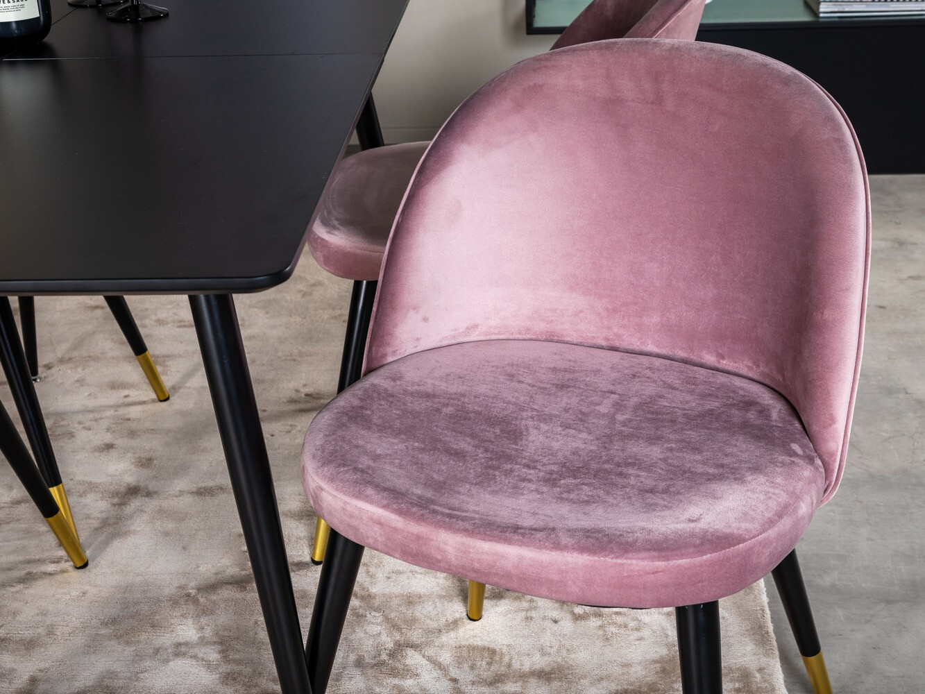 Set de mese Dallas 1526 (Roze + Negru)