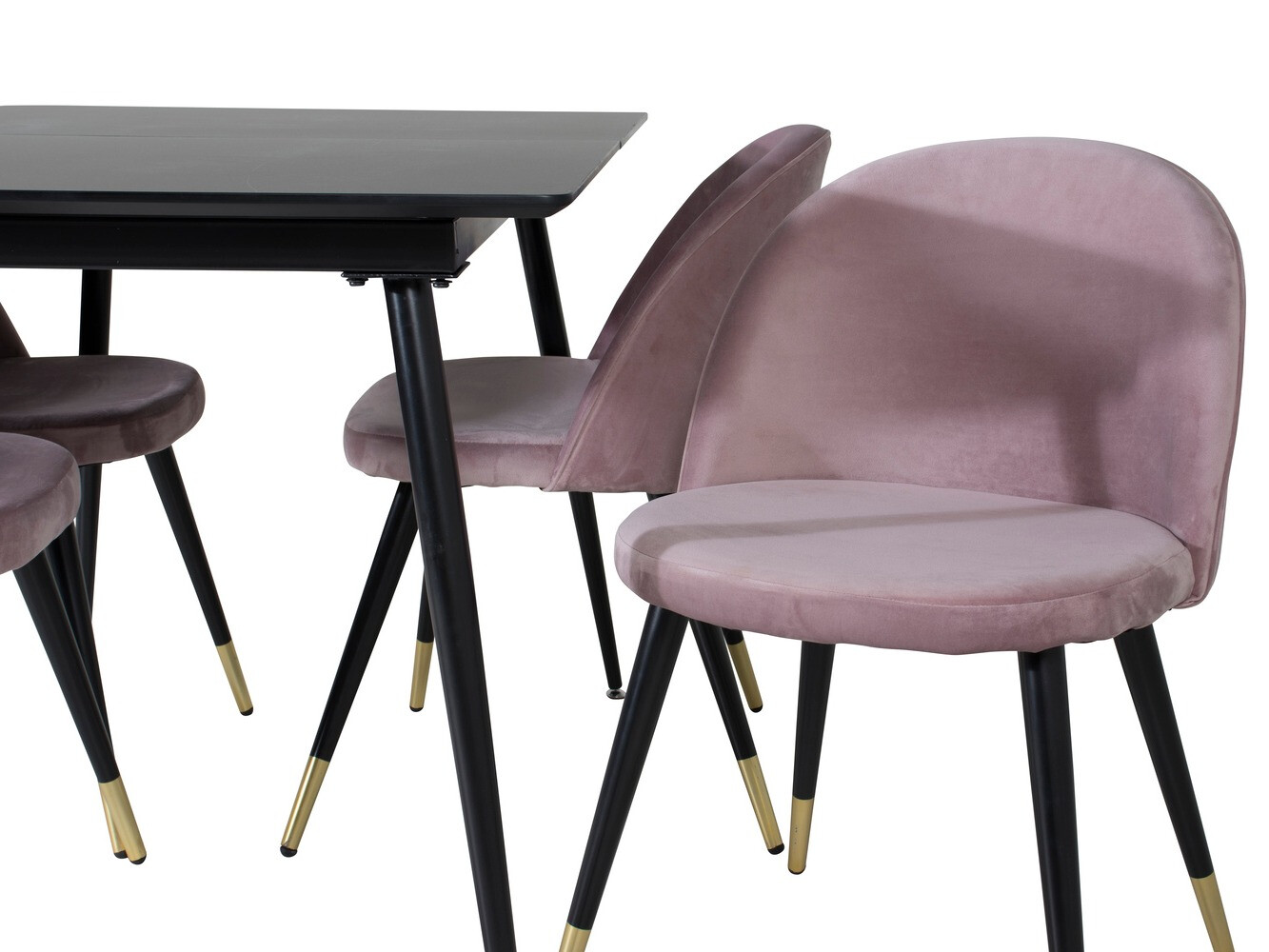 Set de mese Dallas 1526 (Roze + Negru)